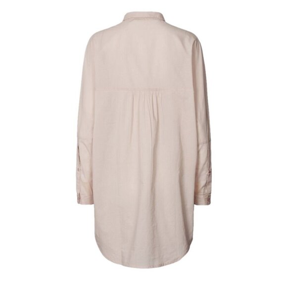 Gai + Lisva Annie shirt Pink Oversized Tunic Organic Cotton Lagenlook Size 40 - Picture 2 of 12